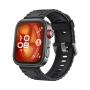 Huawei Watch FIT4 Pro, 3D Fluorelastomer Black Strap, Titanium Body, Seiya-B29