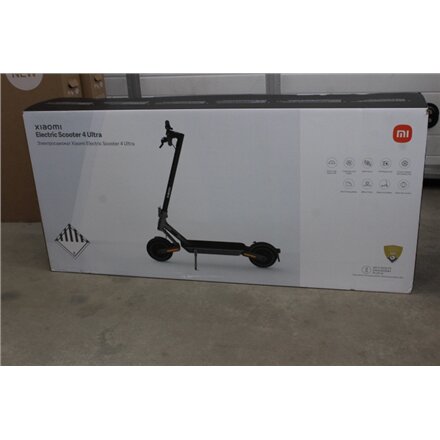 SALE OUT. Xiaomi Electric Scooter 4 Ultra EU , Xiaomi Electric Scooter 4 Ultra EU , 500 W , 25 km/h , 10 , 24 month(s) , USED, DIRTY, SCRATCHED, DAMAGED PACKAGING