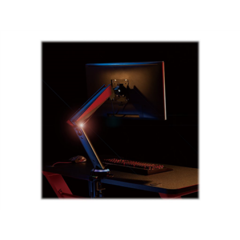 Logilink , Desk Mount , Tilt, swivel, level adjustment, rotate , 17-32 , Maximum weight (capacity) 8 kg , Black/Red