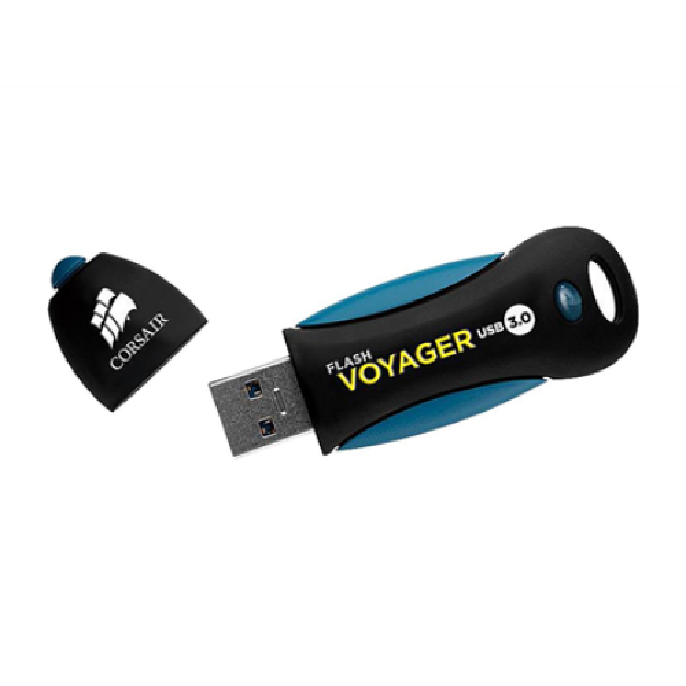 Corsair , Flash Drive , Voyager , 256 GB , USB 3.0 , Black/Blue