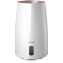 Philips , HU3916/10 , Humidifier , 25 W , Water tank capacity 3 L , Suitable for rooms up to 45 m² , NanoCloud technology , Humidification capacity 300 ml/hr , White/Rose gold
