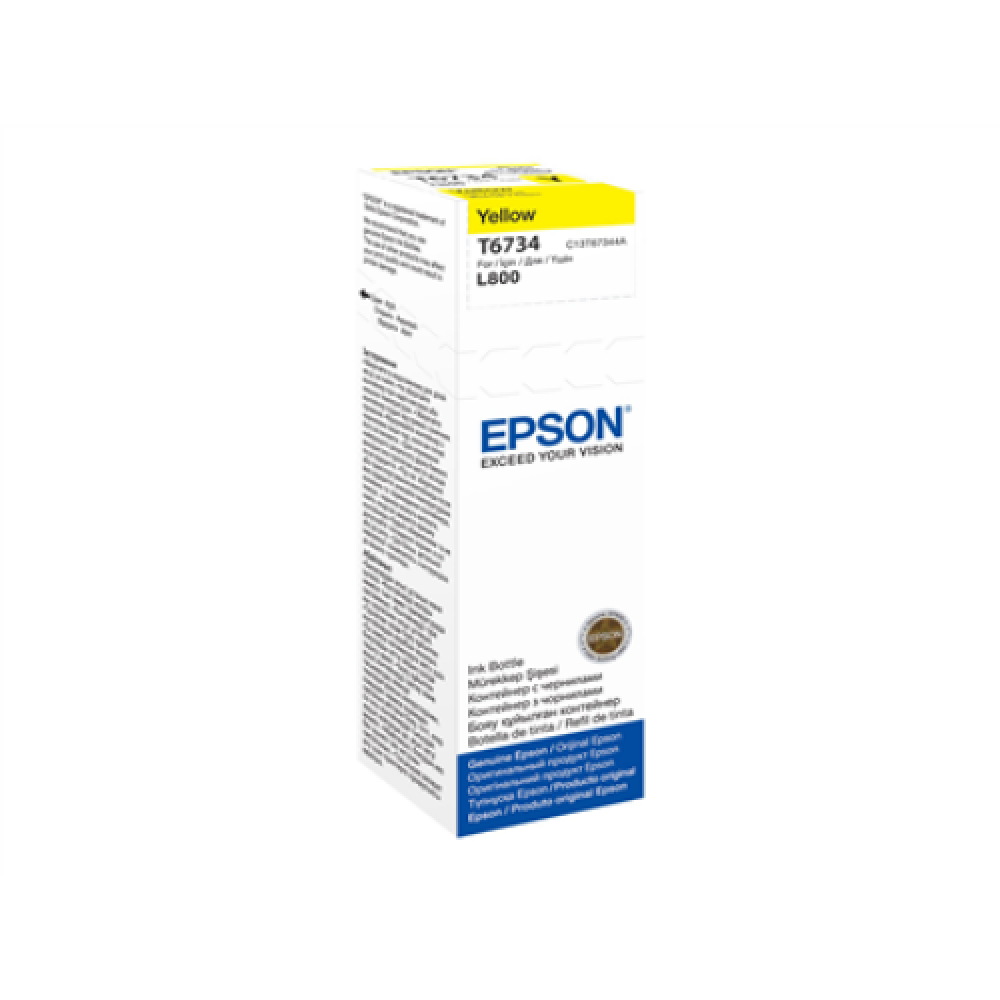 Epson T6734 Ink bottle 70ml , Ink Cartridge , Yellow