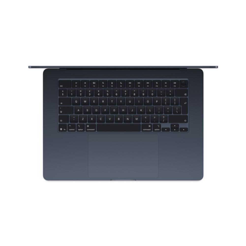 Apple MacBook , Air , Midnight , 15 , 2880 x 1864 pixels , Apple M4 , 16 GB , Solid-state drive capacity 512 GB , Apple M4 chip 10-core CPU/10-core GPU , macOS , 802.11ax , Bluetooth version 5.0 , Keyboard language English , Keyboard backlit , Warranty 12