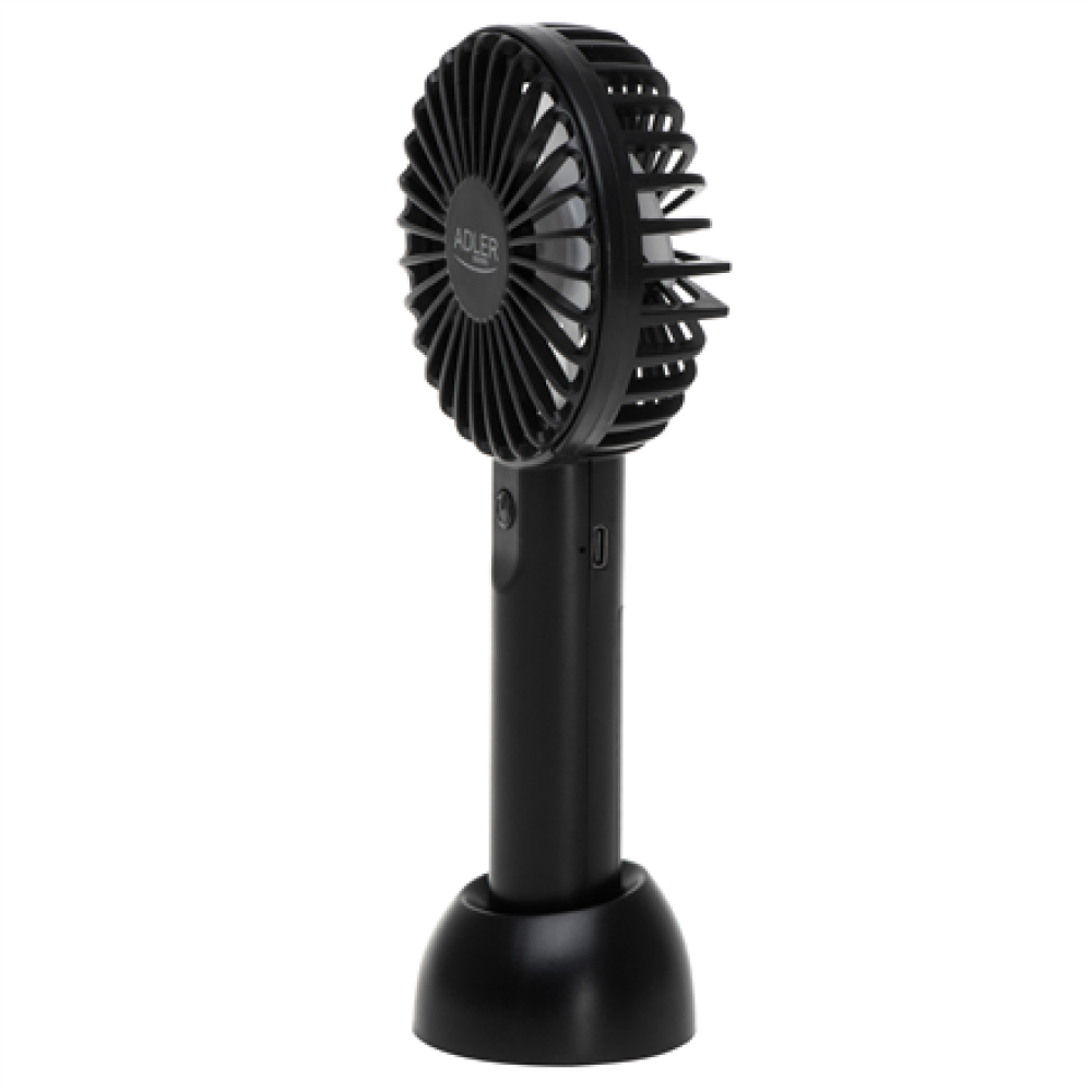 Adler Mini USB Fan , AD 7338 , Desk fan , Black , Diameter 7 cm , Number of speeds 3