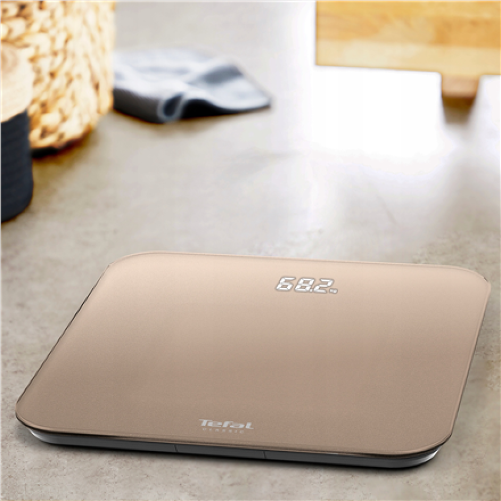 TEFAL PP1900V0 Classic , Bathroom Scale , Maximum weight (capacity) 180 , Accuracy 100 , Dune Metal