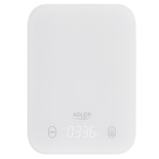 Adler Kitchen Scale , AD 3181w , Graduation 1 g , Display type LED , White