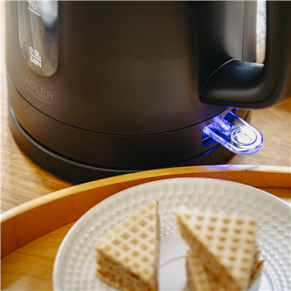 Adler Kettle , AD 1379b , Electric , 2200 W , 1.7 L , Polypropylene , 360° rotational base , Black