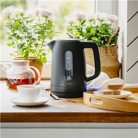 Adler Kettle , AD 1379b , Electric , 2200 W , 1.7 L , Polypropylene , 360° rotational base , Black