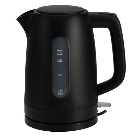Adler Kettle , AD 1379b , Electric , 2200 W , 1.7 L , Polypropylene , 360° rotational base , Black