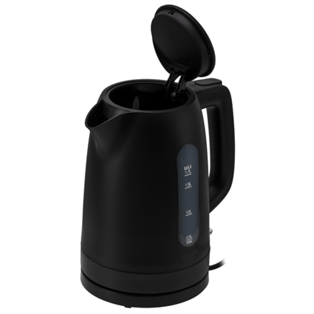 Adler Kettle , AD 1379b , Electric , 2200 W , 1.7 L , Polypropylene , 360° rotational base , Black