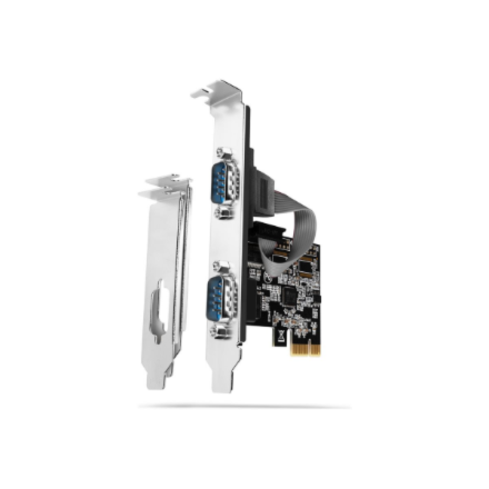 AXAGON PCI-Express card with two 250 kbps serial ports , PCEA-S2N