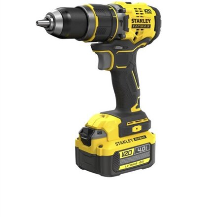 Stanley , 18V V20 Premium Brushless Hammer Drill Driver - 4.0Ah Kit , SFMCD721M2K-QW , 18 V , 4.0 Ah , Lithium-Ion (Li-Ion)