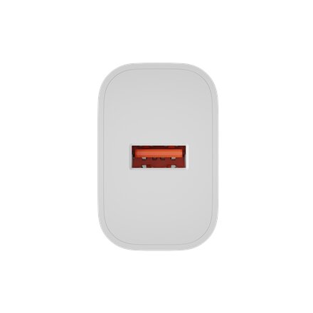 Natec Ribera USB Charger 1X USB-A 18W, White