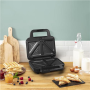 TEFAL , UltraCompact 3in1 SW383D10 , Sandwich Maker , 700 W , Number of plates 3 , Gray/Black