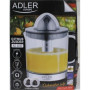 SALE OUT. Adler AD 4012 Citrus Juicer, 2 Pressing Cups for Big and Small Citrus Fruits, 40W, Black , Adler Citrus Juicer , AD 4012 , Type Citrus juicer , Black , 40 W , Number of speeds 1 , DAMAGED PACKAGING