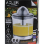 SALE OUT. Adler AD 4012 Citrus Juicer, 2 Pressing Cups for Big and Small Citrus Fruits, 40W, Black , Adler Citrus Juicer , AD 4012 , Type Citrus juicer , Black , 40 W , Number of speeds 1 , DAMAGED PACKAGING