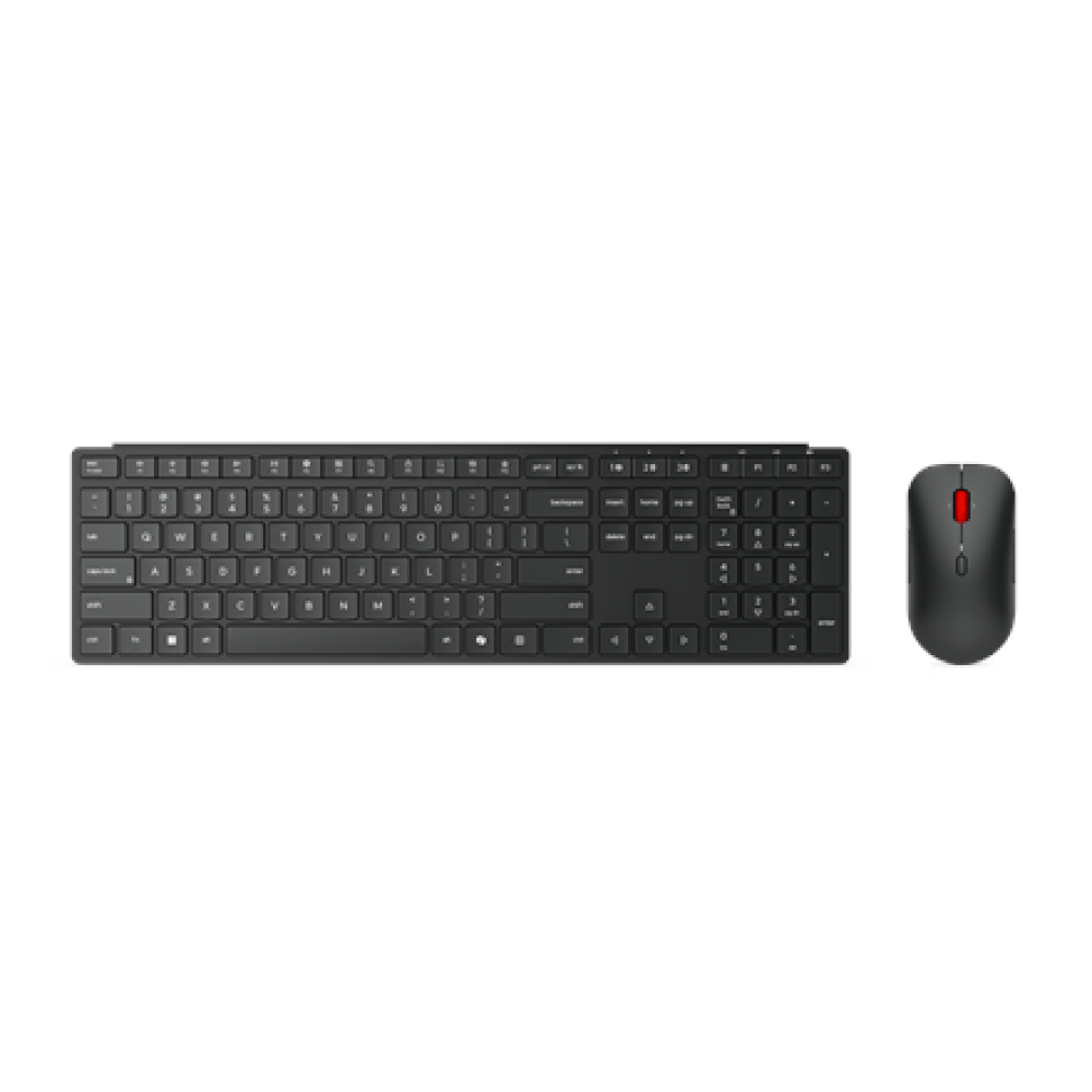 Lenovo , Multi-Mode Pro 6000 , Keyboard and Mouse Set , Wireless , Mouse included , Bluetooth , Estonian , Eclipse Black