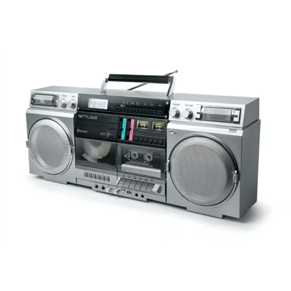 Muse , Ghetto Blasters , M-380 GBS , AUX in , Bluetooth , Cassette deck , CD player