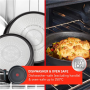 TEFAL Pots and pans set, 4 pcs , L7629453 Ingenio Daily Chef , Frying , Diameter 18/22/26 cm , Suitable for induction hob , Removable handle