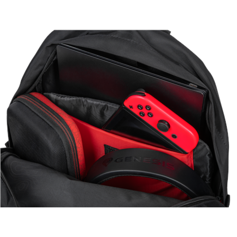 Genesis Pallad 200 , Fits up to size 14.1 , Backpack , Black , Shoulder strap