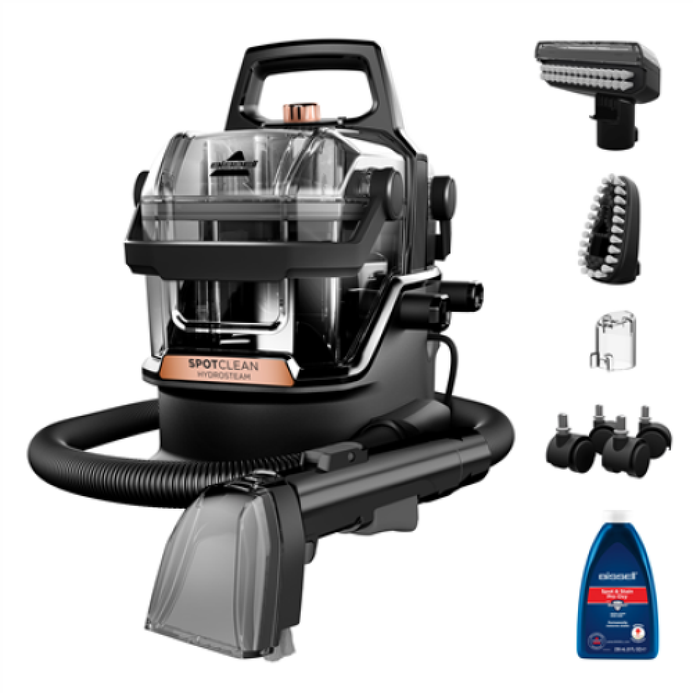 Bissell , Portable Carpet and Upholstery Cleaner , SpotClean HydroSteam Pro , Corded operating , Washing function , 1000 W , - V , Black
