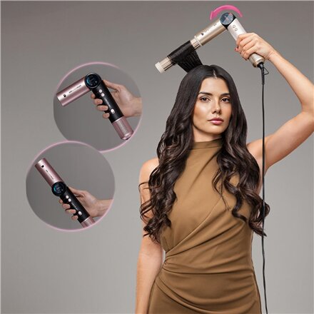 Cecotec Styling Brush , AirGlam 14in1 Flex Black , Ion conditioning , Barrel diameter 32 mm/35 mm , 1400 W , Black