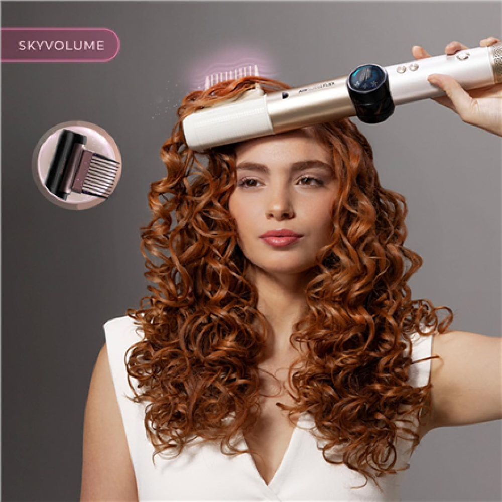 Cecotec Styling Brush , AirGlam 14in1 Flex Black , Ion conditioning , Barrel diameter 32 mm/35 mm , 1400 W , Black