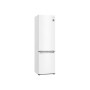 LG , Refrigerator , GBB72SWVGN , Energy efficiency class D , Free standing , Combi , Height 203 cm , No Frost system , Fridge net capacity 233 L , Freezer net capacity 107 L , Display , 35 dB , White