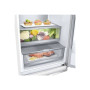 LG , Refrigerator , GBB72SWVGN , Energy efficiency class D , Free standing , Combi , Height 203 cm , No Frost system , Fridge net capacity 233 L , Freezer net capacity 107 L , Display , 35 dB , White