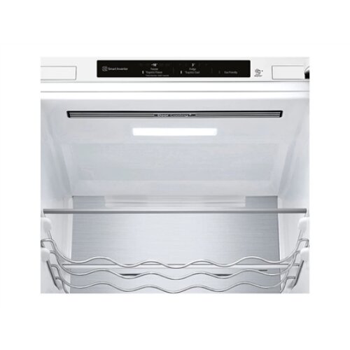 LG , Refrigerator , GBB72SWVGN , Energy efficiency class D , Free standing , Combi , Height 203 cm , No Frost system , Fridge net capacity 233 L , Freezer net capacity 107 L , Display , 35 dB , White