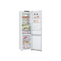 LG , Refrigerator , GBB72SWVGN , Energy efficiency class D , Free standing , Combi , Height 203 cm , No Frost system , Fridge net capacity 233 L , Freezer net capacity 107 L , Display , 35 dB , White