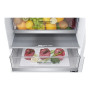 LG , Refrigerator , GBB72SWVGN , Energy efficiency class D , Free standing , Combi , Height 203 cm , No Frost system , Fridge net capacity 233 L , Freezer net capacity 107 L , Display , 35 dB , White