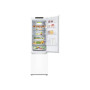 LG , Refrigerator , GBB72SWVGN , Energy efficiency class D , Free standing , Combi , Height 203 cm , No Frost system , Fridge net capacity 233 L , Freezer net capacity 107 L , Display , 35 dB , White