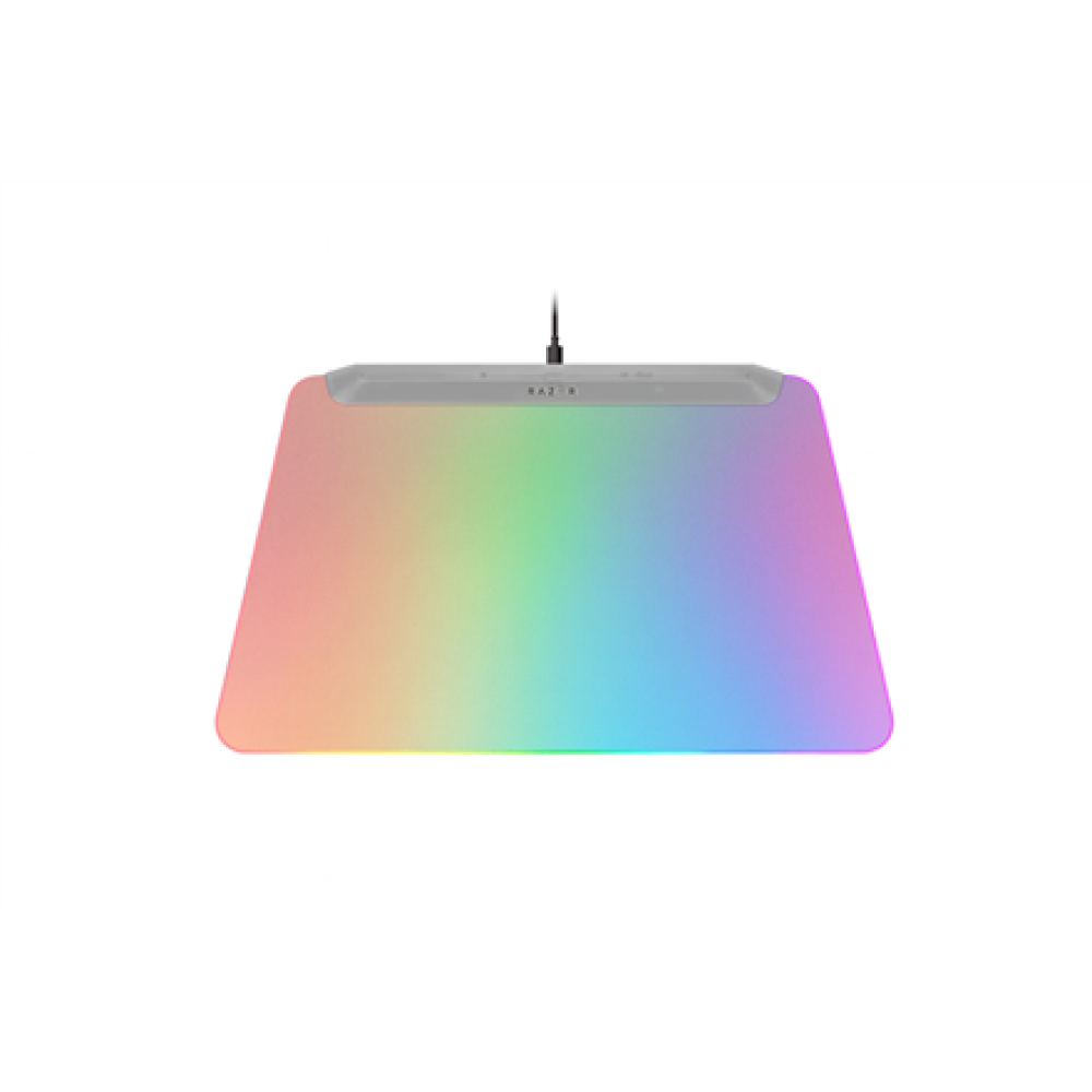 Razer RGB Gaming Mouse Mat , Firefly V2 Pro , Phantom White Edition