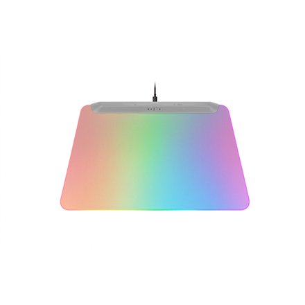 Razer RGB Gaming Mouse Mat , Firefly V2 Pro , Phantom White Edition