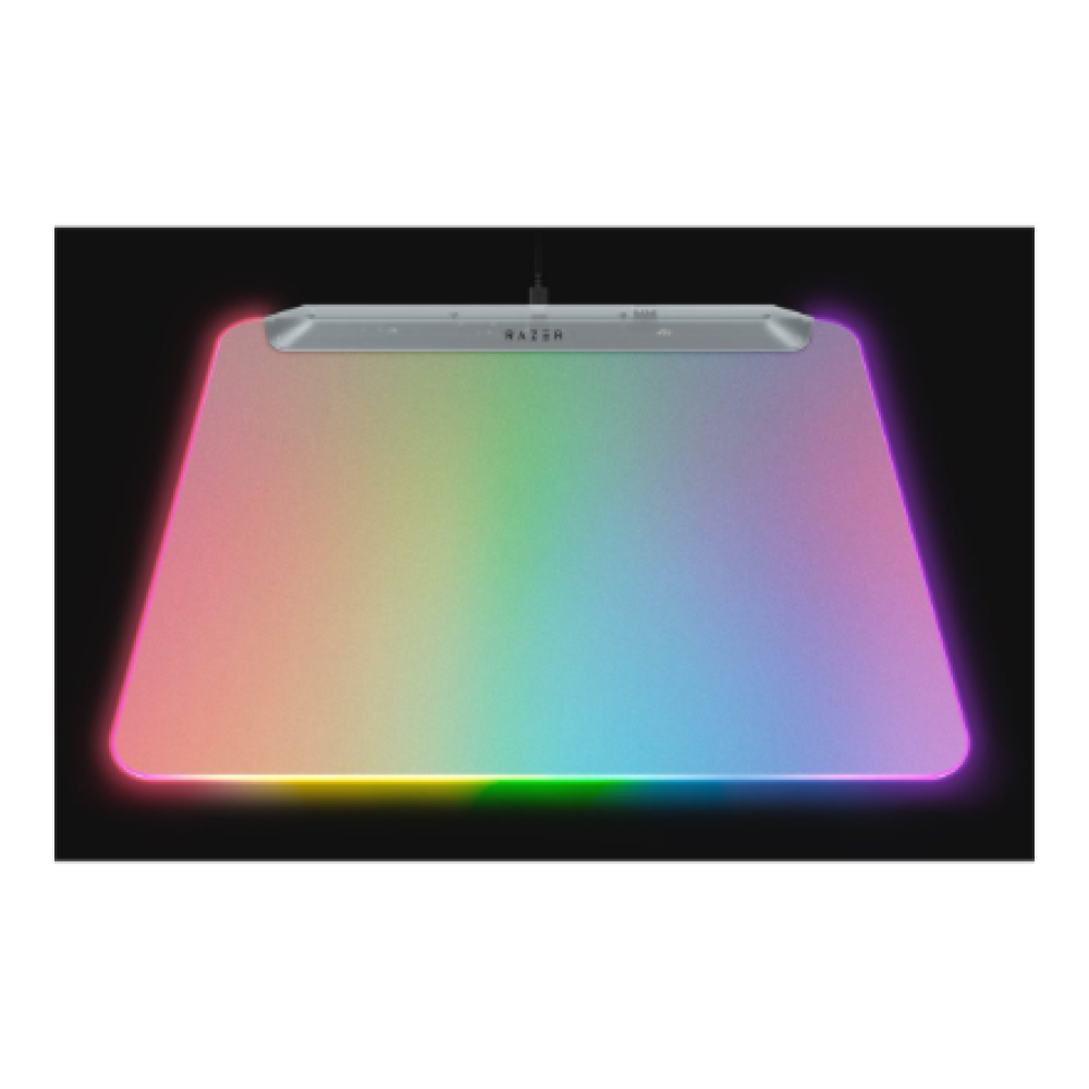 Razer RGB Gaming Mouse Mat , Firefly V2 Pro , Phantom White Edition