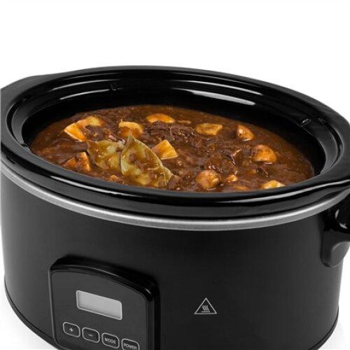 Tristar , Digital Slowcooker , VS-3920 , 210 W , Stainless steel , 4.5 L , Number of programs 4 , Black