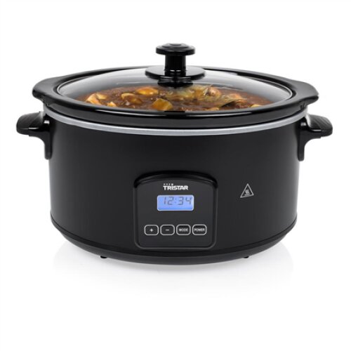 Tristar , Digital Slowcooker , VS-3920 , 210 W , Stainless steel , 4.5 L , Number of programs 4 , Black