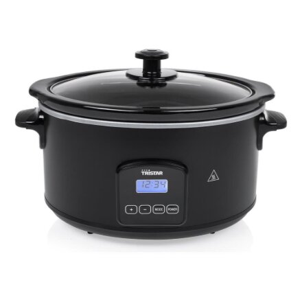 Tristar , Digital Slowcooker , VS-3920 , 210 W , Stainless steel , 4.5 L , Number of programs 4 , Black
