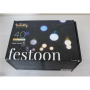 SALE OUT. Twinkly Festoon Smart LED Lights 40 AWW (Gold+Silver) G45 bulbs, 20m,Twinkly REFURBISHED, NO MANUAL, DIRTY, 3 MONTHS WARRANTY