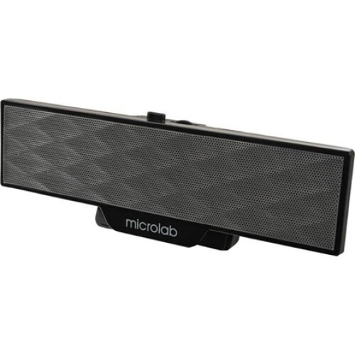 Microlab , B 51 , Black , Output power: 4 Watt RMSPower distribution: 2 Watt x 2Harmonic distortion: < 5% 1 W 1 kHzFrequency response: 80 Hz - 18 kHzSignal/Noise ratio: 65 dBSeparation: 40 dB W , 4 W , Portable speaker