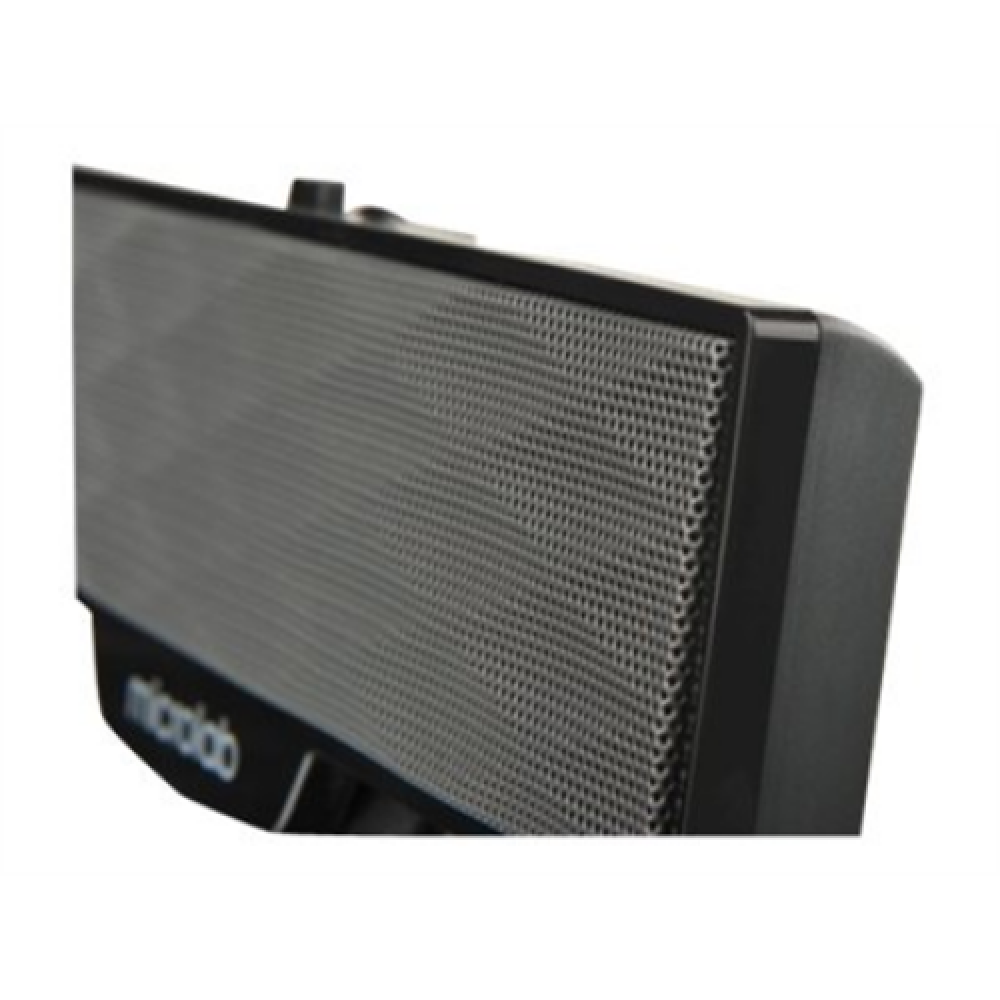 Microlab , B 51 , Black , Output power: 4 Watt RMSPower distribution: 2 Watt x 2Harmonic distortion: < 5% 1 W 1 kHzFrequency response: 80 Hz - 18 kHzSignal/Noise ratio: 65 dBSeparation: 40 dB W , 4 W , Portable speaker