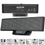 Microlab , B 51 , Black , Output power: 4 Watt RMSPower distribution: 2 Watt x 2Harmonic distortion: < 5% 1 W 1 kHzFrequency response: 80 Hz - 18 kHzSignal/Noise ratio: 65 dBSeparation: 40 dB W , 4 W , Portable speaker