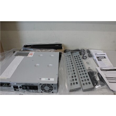 SALE OUT. APC Smart-UPS, Line Interactive, 1500VA, Rackmount 2U, 230V, 4x IEC C13 outlets, Network Card, AVR, LCD, Black , SALE OUT. Schneider Electric APC Smart-UPS, Rackmount 2U, 230V, 4x IEC C13 sockets, Network card, AVR, LCD , SMT1500RMI2UNC , 1500 V