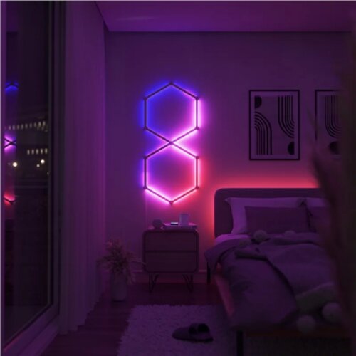 Nanoleaf , Lines Expansion Pack (3 panels) , 16M+ colors