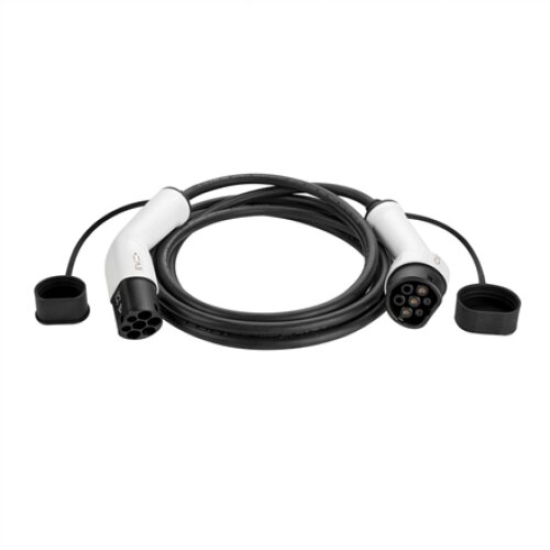 EV+ Charging Cable Type 2 to Type 2 32A 3 Phase 8m , EV+ , EV-CB-T2-32-3P-W-8m , EV+ Charging Cable Type 2 to Type 2 32A 3 Phase , 8 m