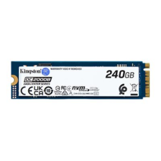 Kingston SSD , DC2000B , 240 GB , SSD form factor M.2 2280 , Solid-state drive interface PCIe NVMe Gen 4.0 (x4) , Read speed 4500 MB/s , Write speed 400 MB/s