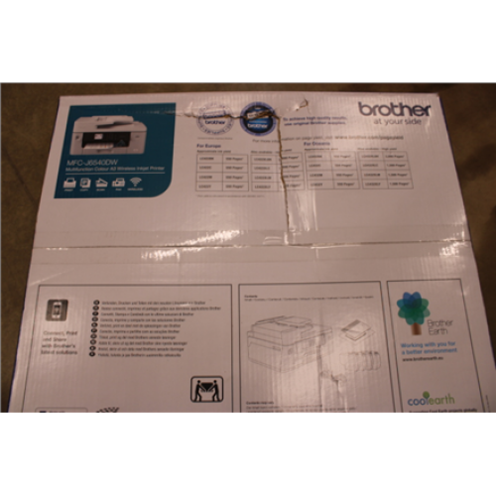 MFC-J6540DW , Inkjet , Colour , 4-in-1 , A3 , Wi-Fi , DAMAGED PACKAGING