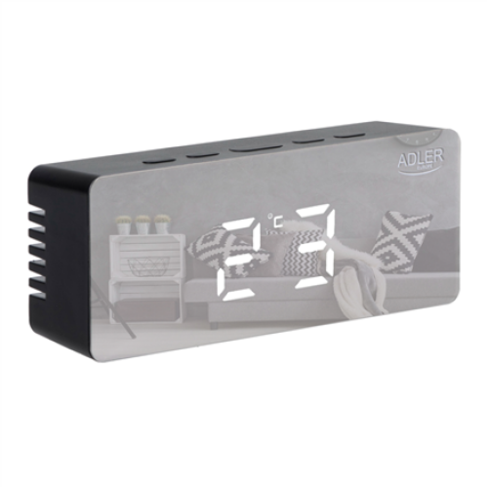 Adler , Alarm Clock , AD 1189B , Alarm function , Black