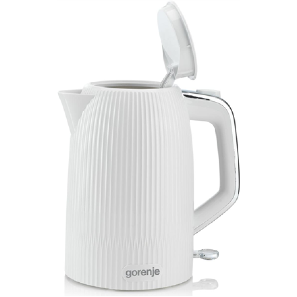 Gorenje Kettle , K17DPW , Electric , 2200 W , 1.7 L , Stainless steel , 360° rotational base , White